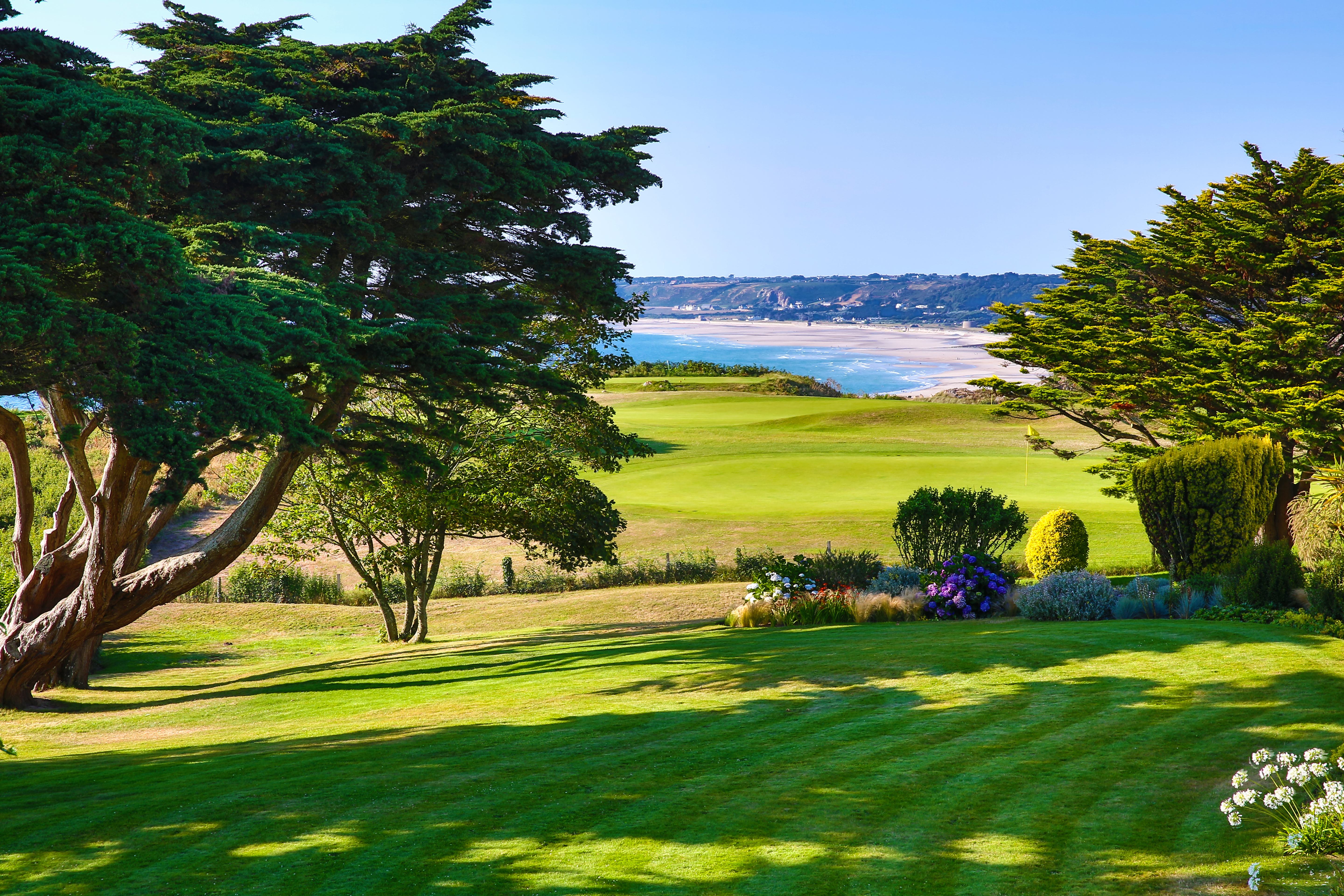 The Atlantic Hotel Jersey Channel Islands View Down Towards St Ouens Bay (2)